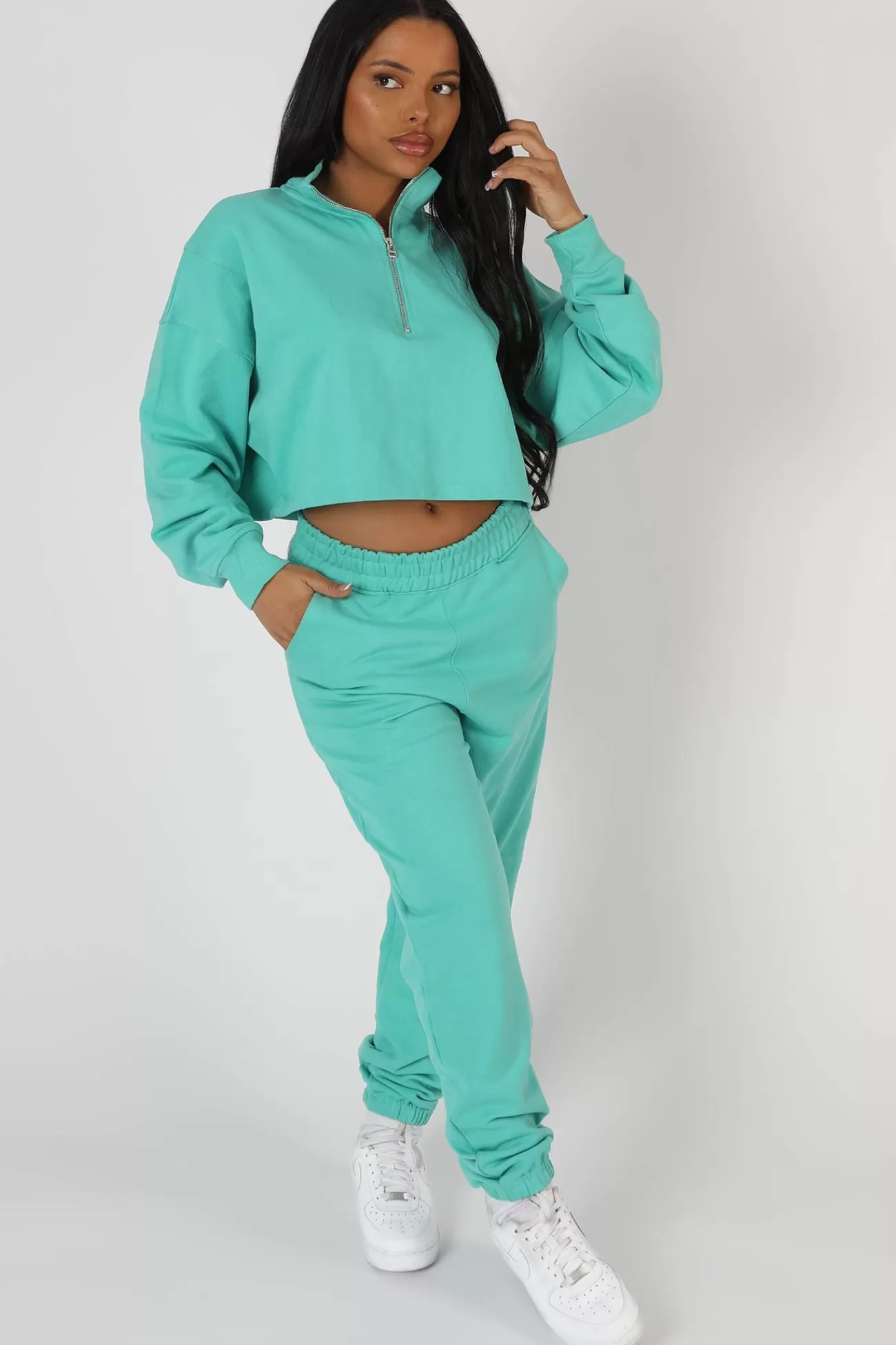 Public Desire 90's Oversized Joggers Peppermint Fashion