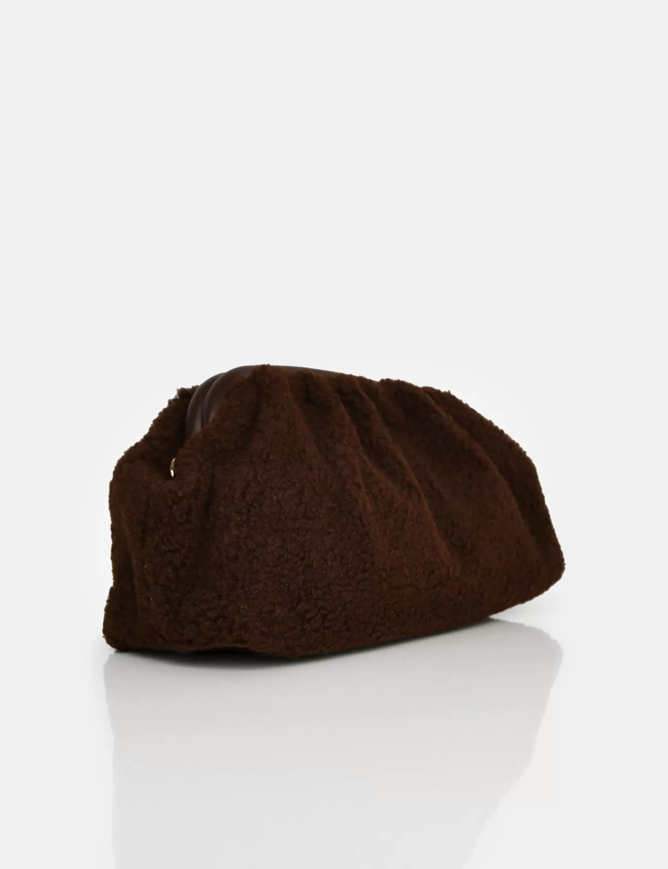 Public Desire Compatible Teddy Clutch Bag Brown Discount