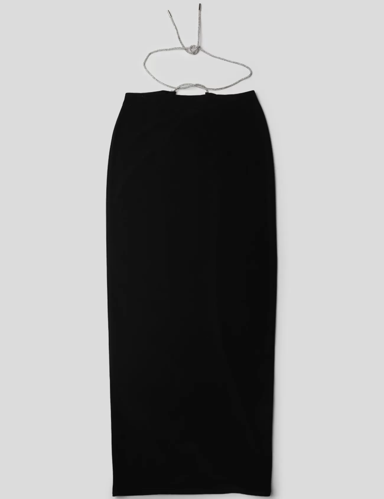 Public Desire Cross Front Diamante Rope Midaxi Skirt Black Online