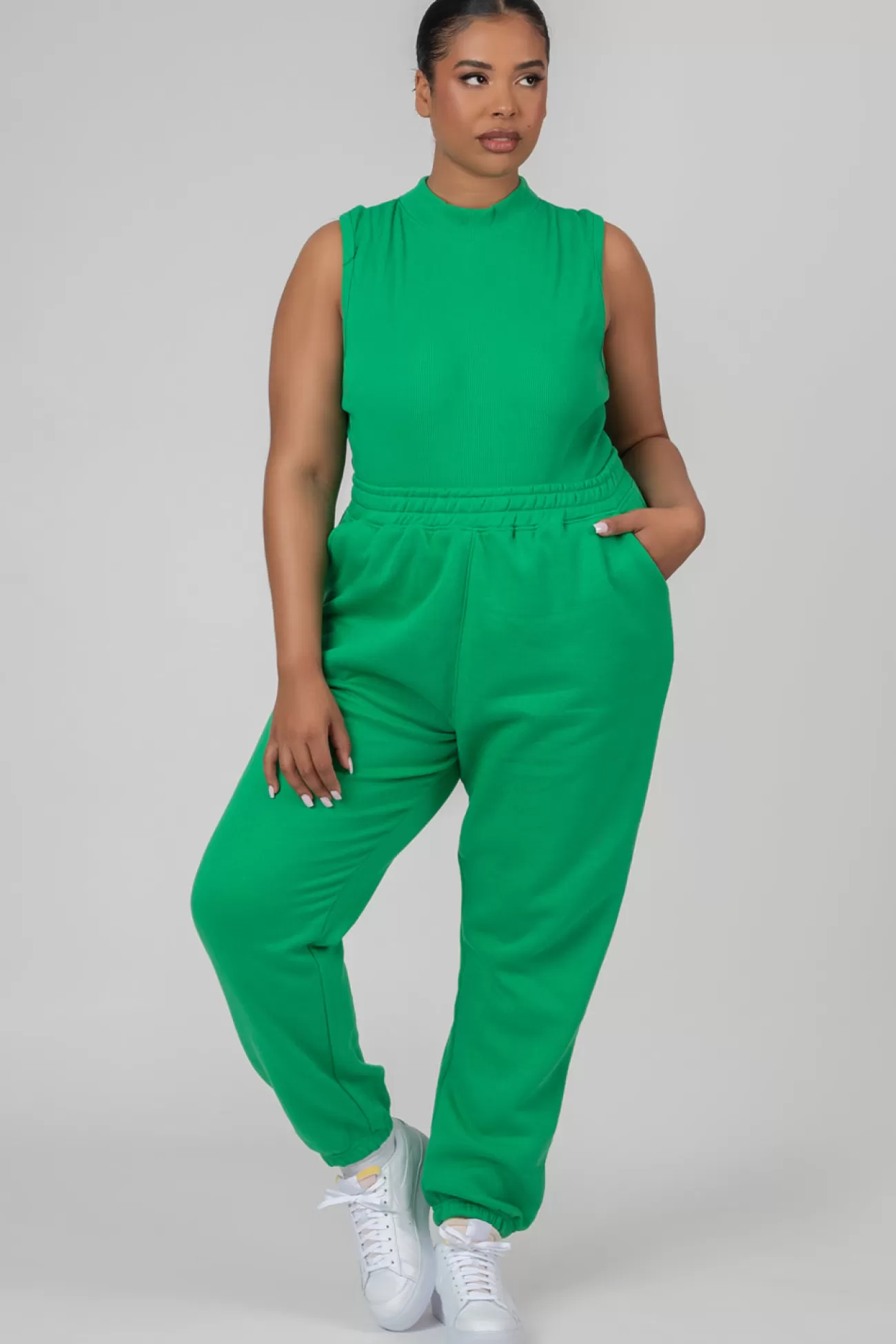 Public Desire Curve 90S Oversized Joggers Green Cheap