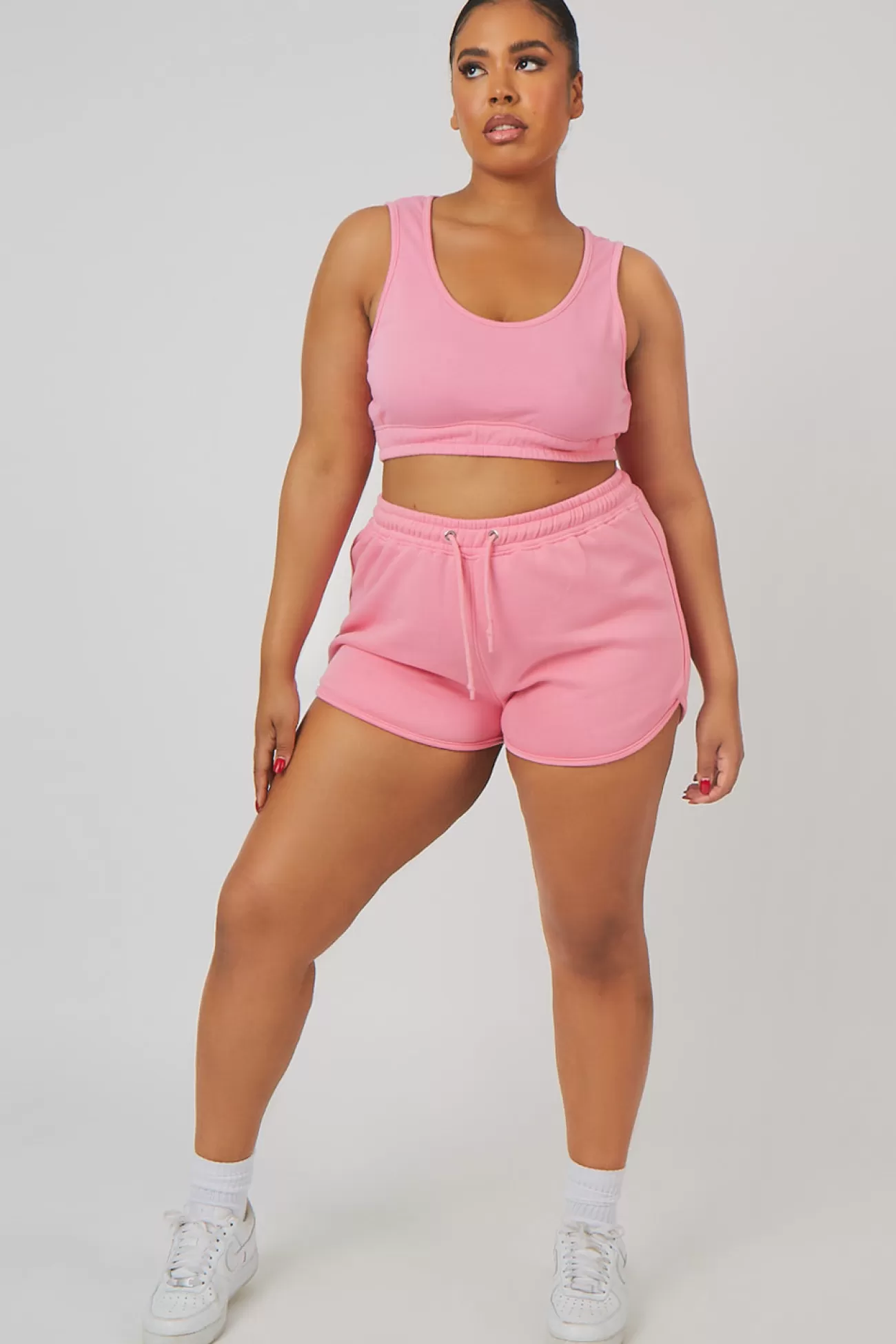 Public Desire Curve Booty Short Pink Hot