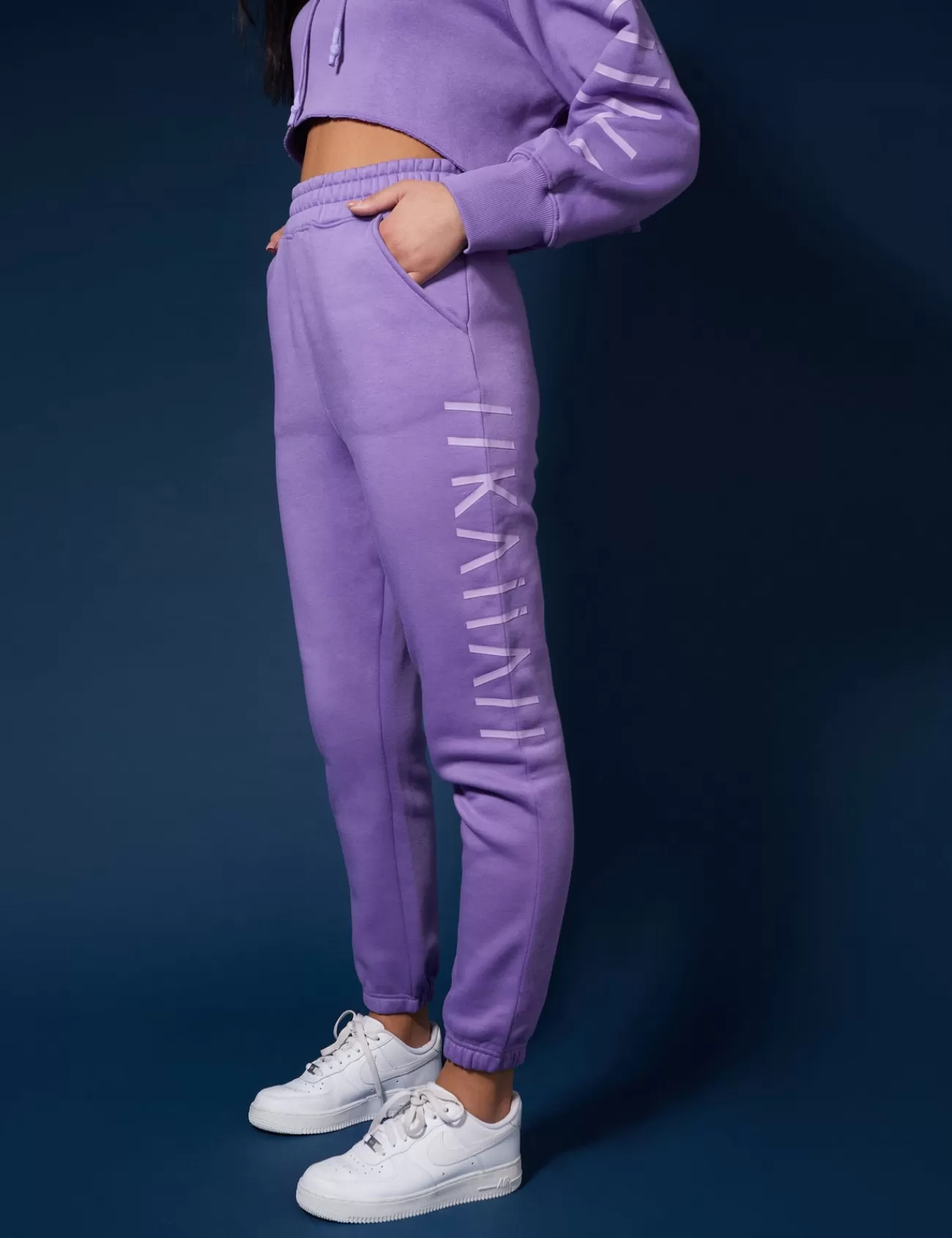 Public Desire Kaiia Slogan 90's Joggers Violet Sale
