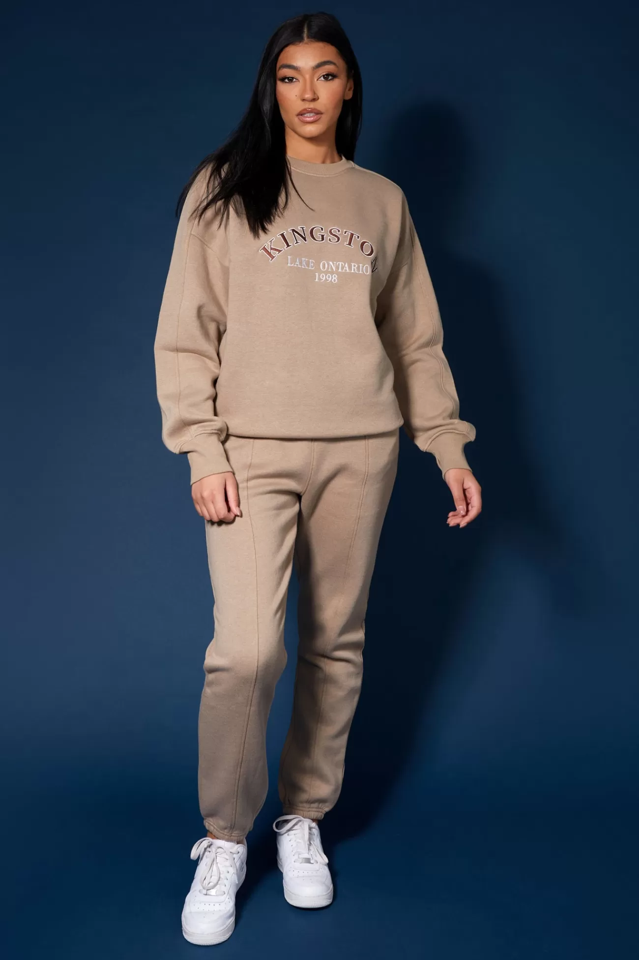 Public Desire Kingston Slogan Sweatshirt Ash Best