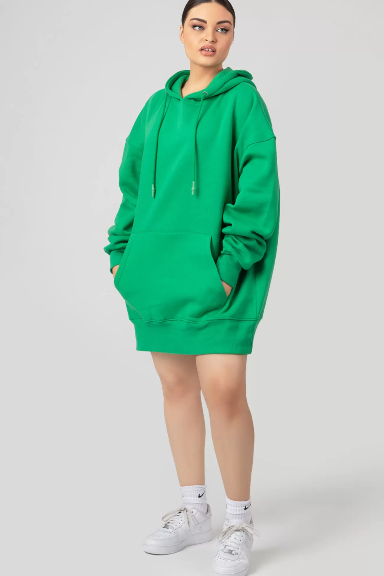 Public Desire Oversized Sweat Hoodie Green Store