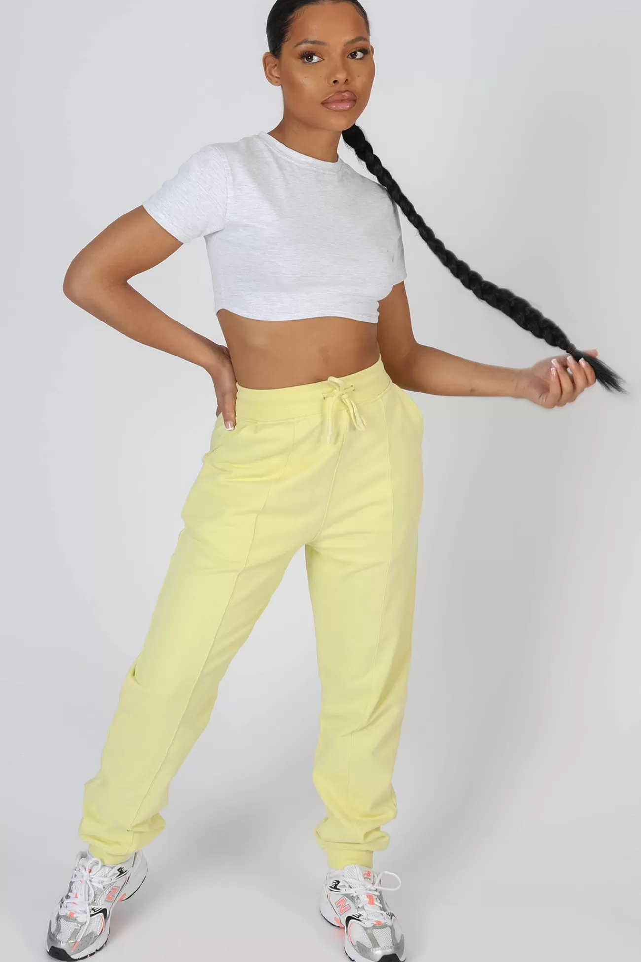 Public Desire Seam Front 90S Jogger Lemon Best