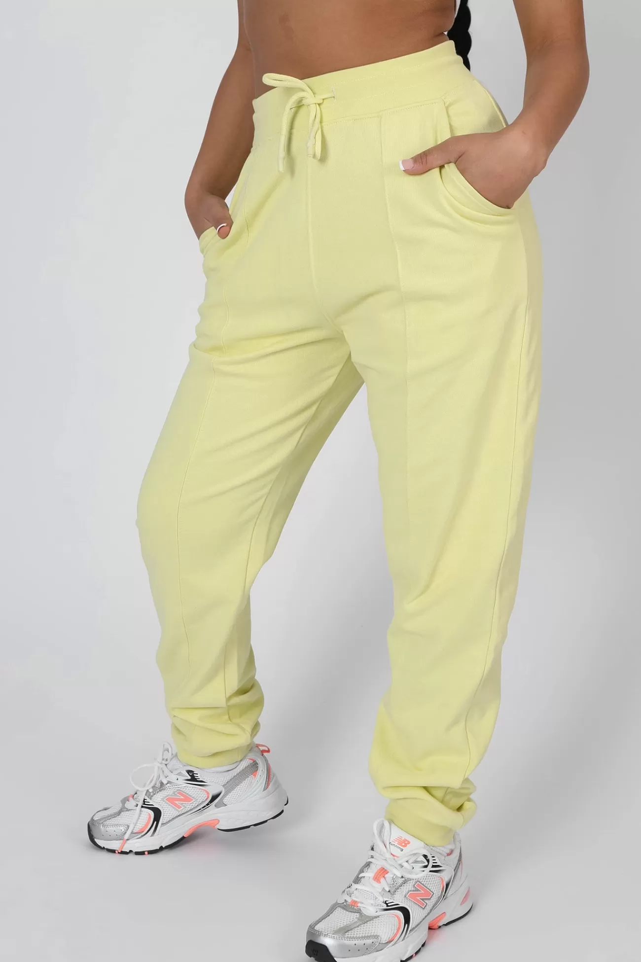 Public Desire Seam Front 90S Jogger Lemon Best