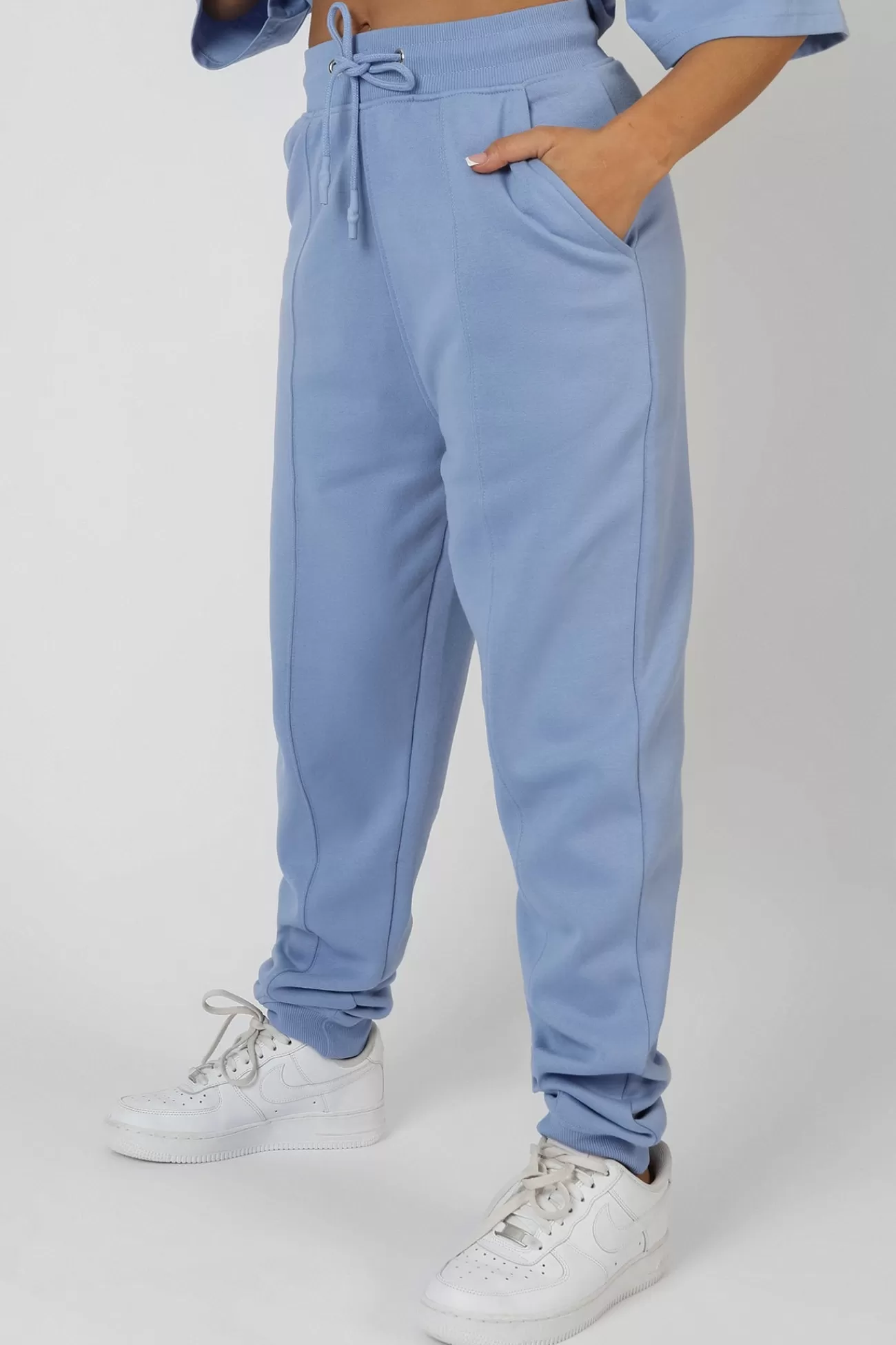 Public Desire Seam Front Joggers Bluebell Cheap