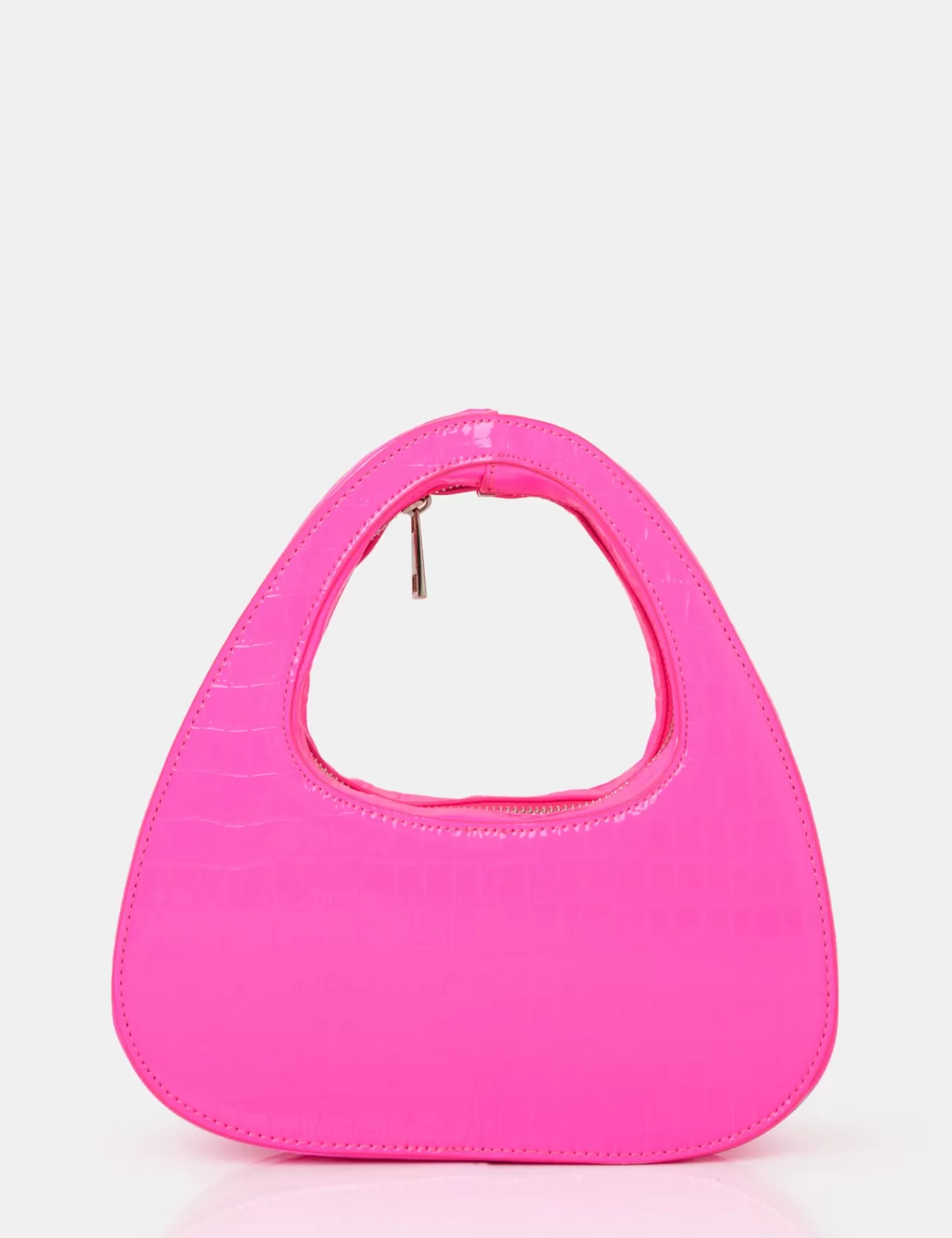 Public Desire The Arch Bright Croc Grab Bag Pink Clearance