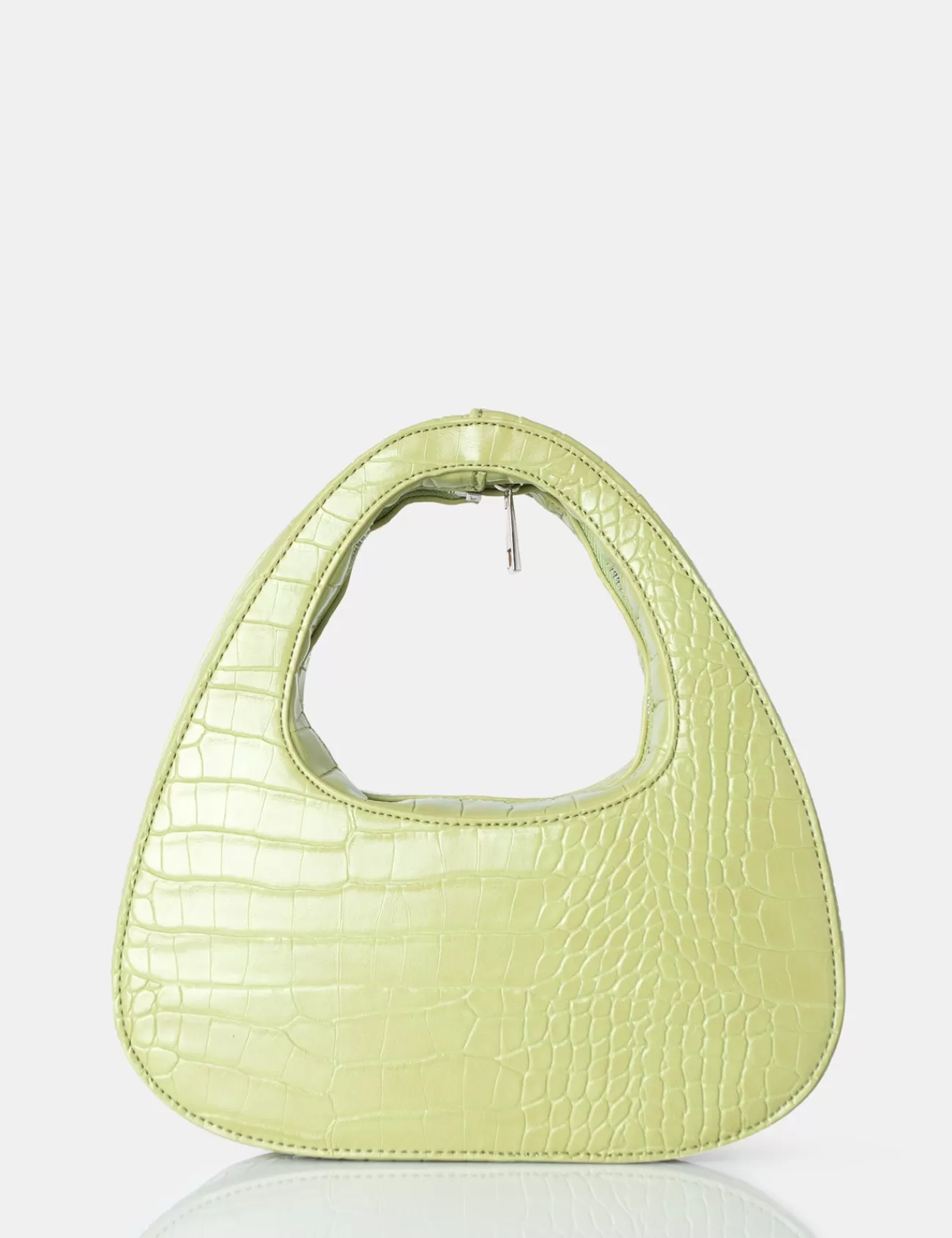 Public Desire The Arch Soft Croc Grab Bag Green Cheap