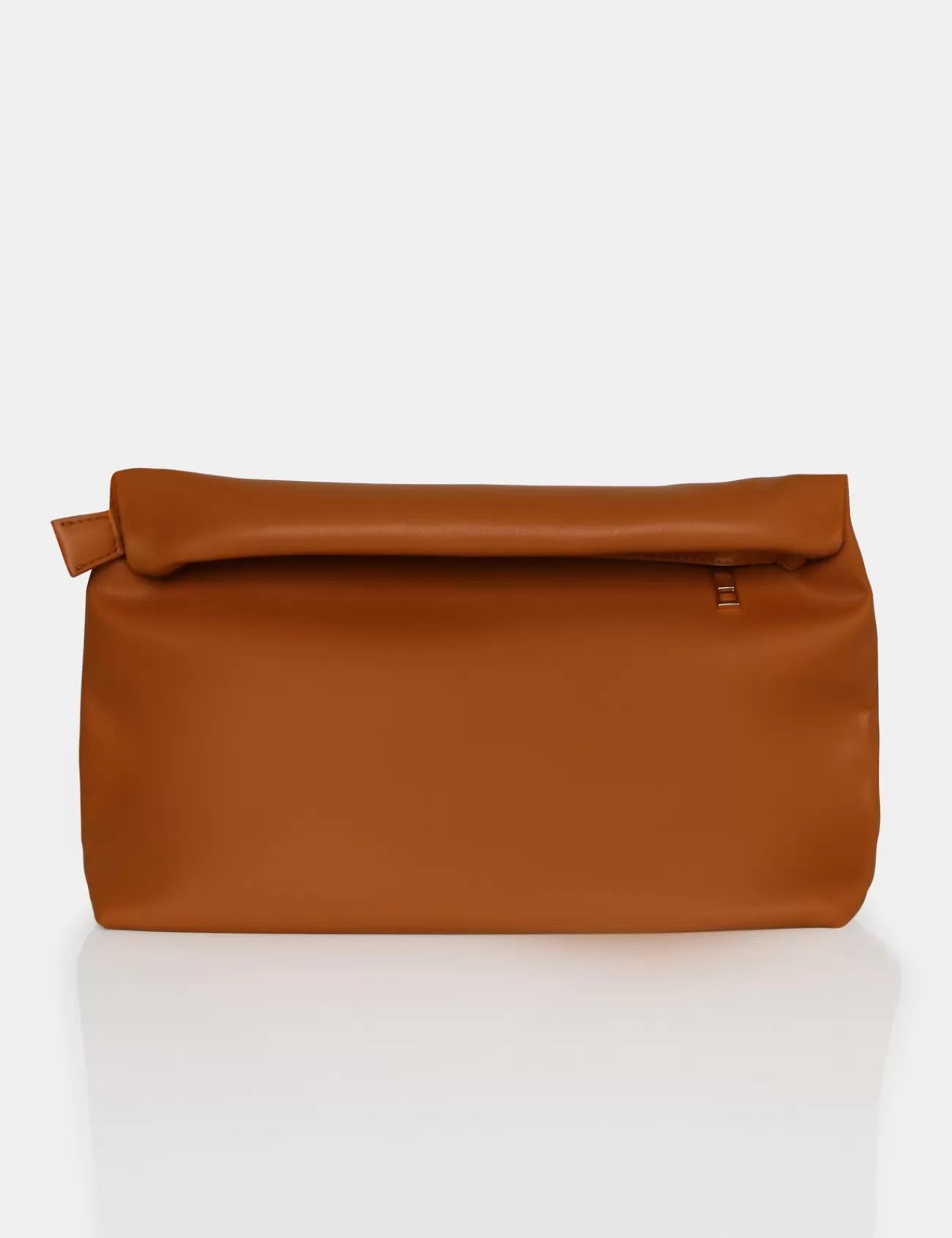Public Desire The Aria Folded Detail Clutch Bag Caramel Store