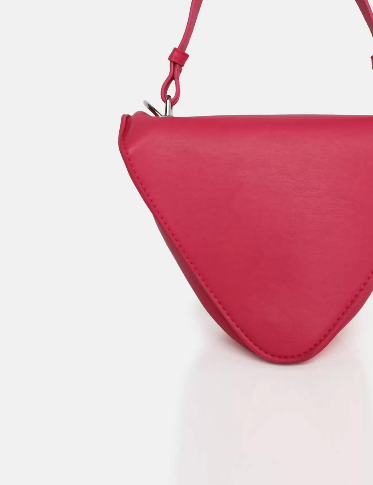 Public Desire The Arrow Bright Shoulder Grab Bag Pink Hot