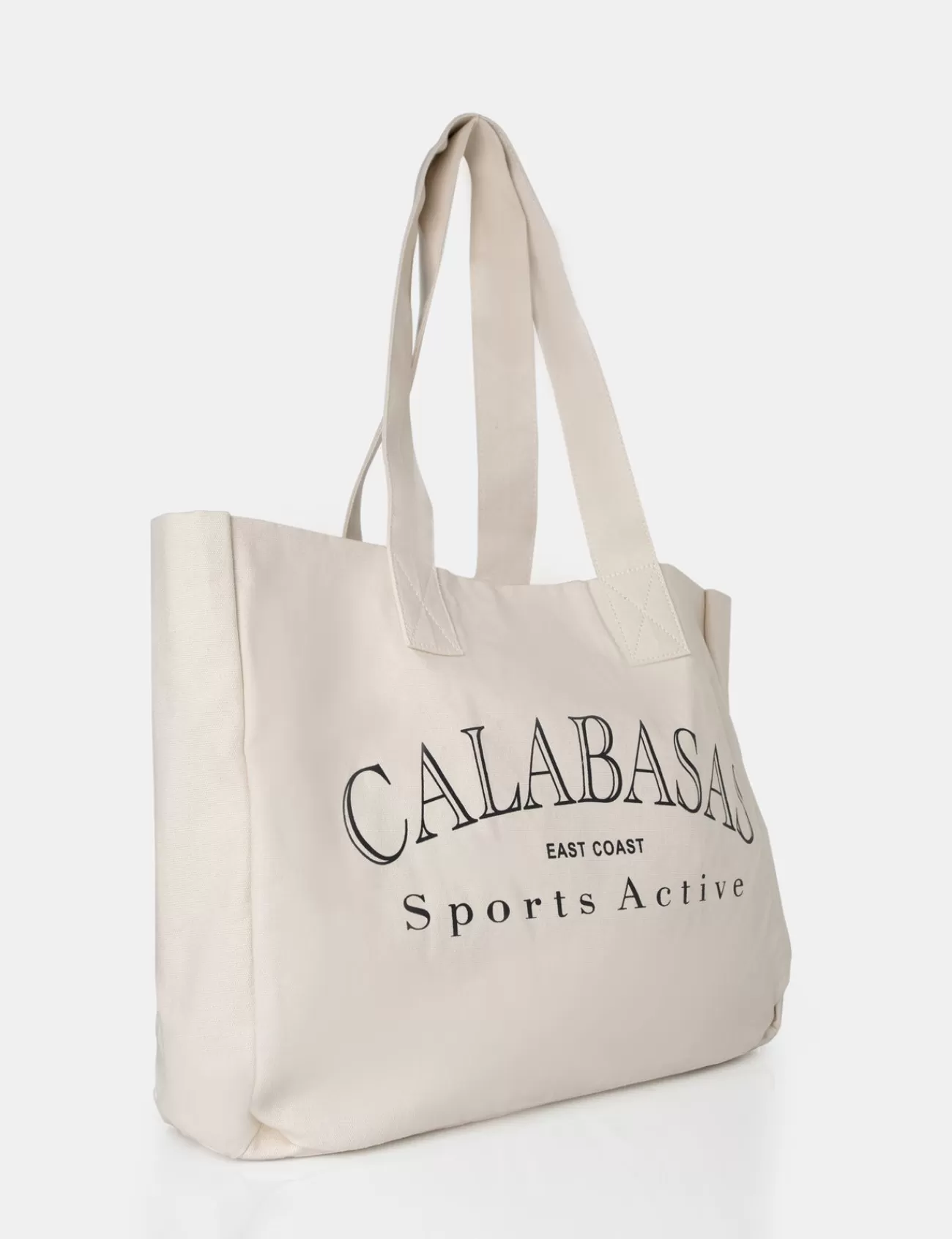 Public Desire The Calabasas Oversized Canvas Tote Bag Off White Shop