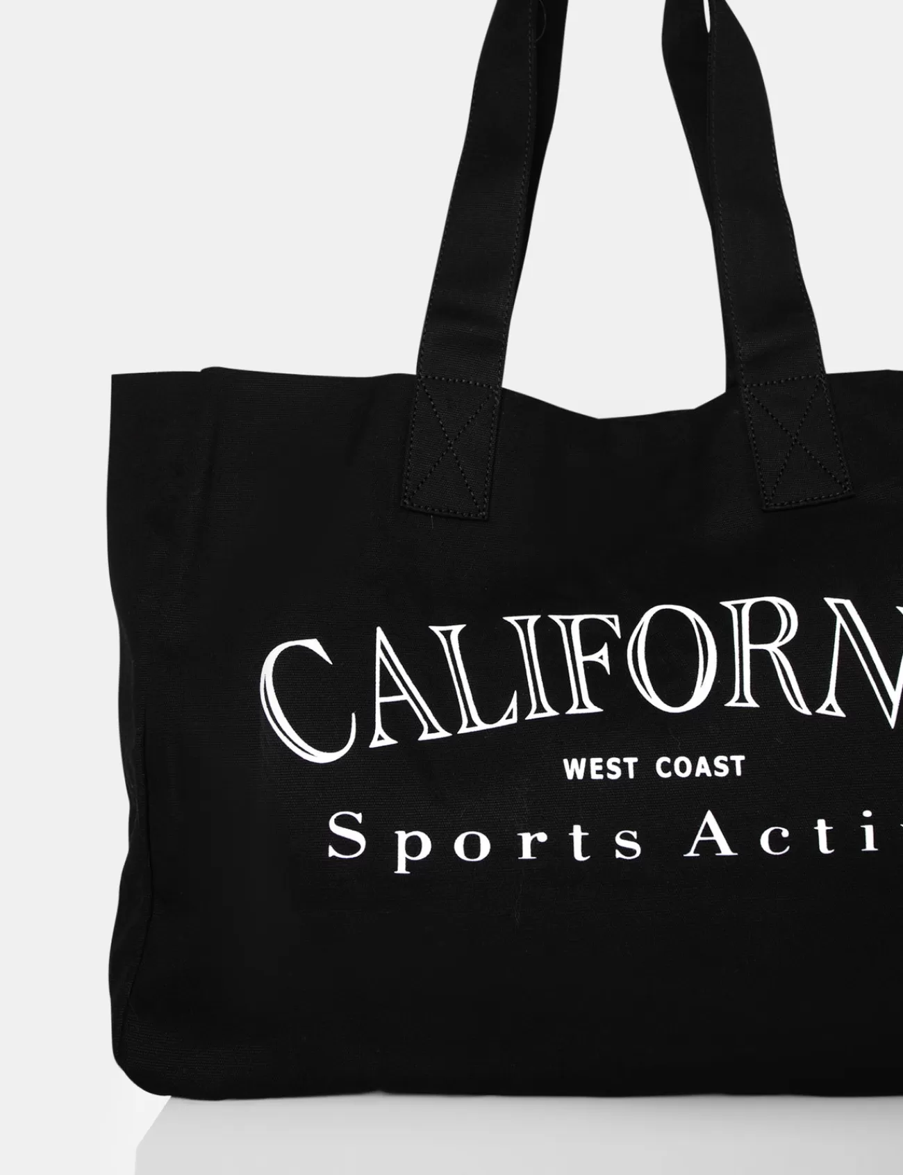 Public Desire The California Overiszed Canvas Tote Bag Black Store