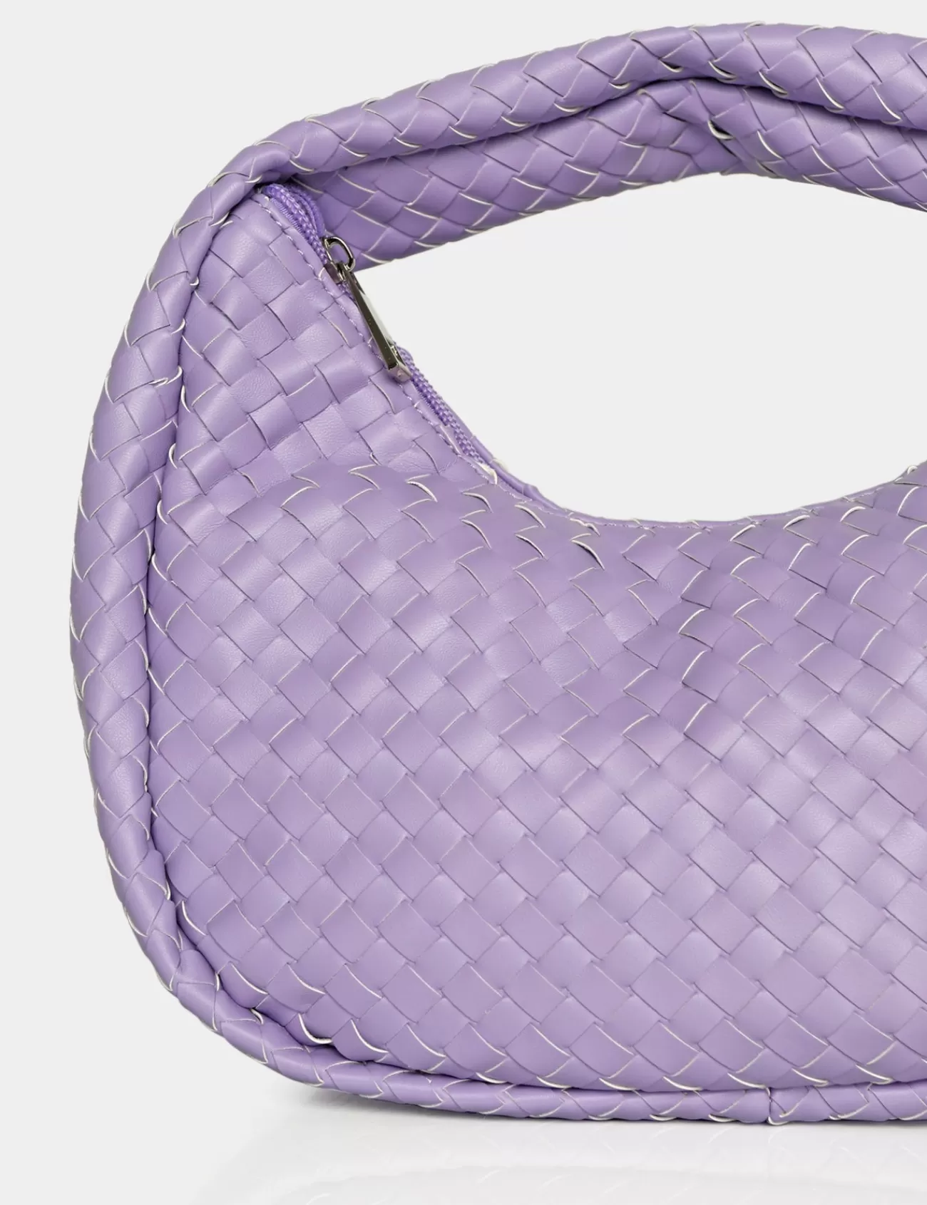 Public Desire The Capsian Woven Pu Grab Bag Lilac Online