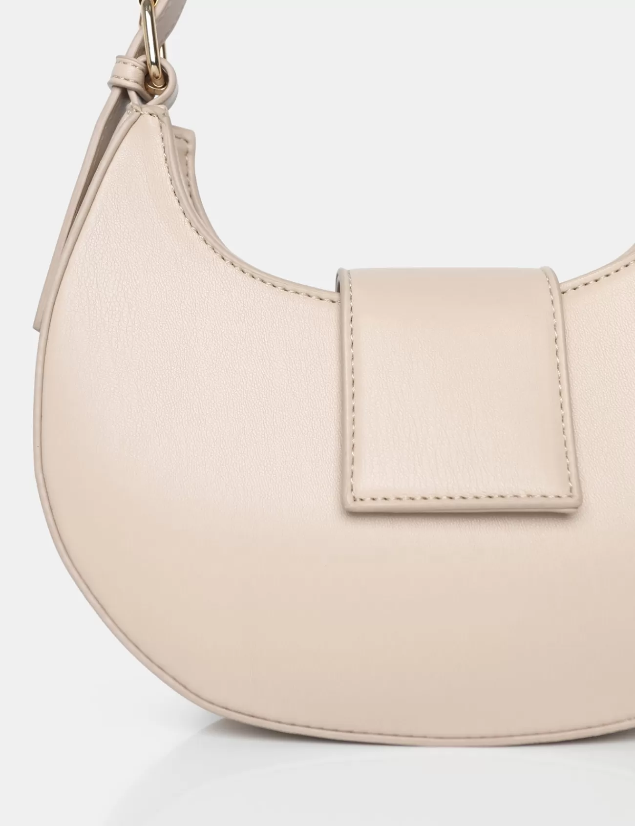 Public Desire The Irie Pu Circular Buckle Strap Grab Bag Stone Cheap