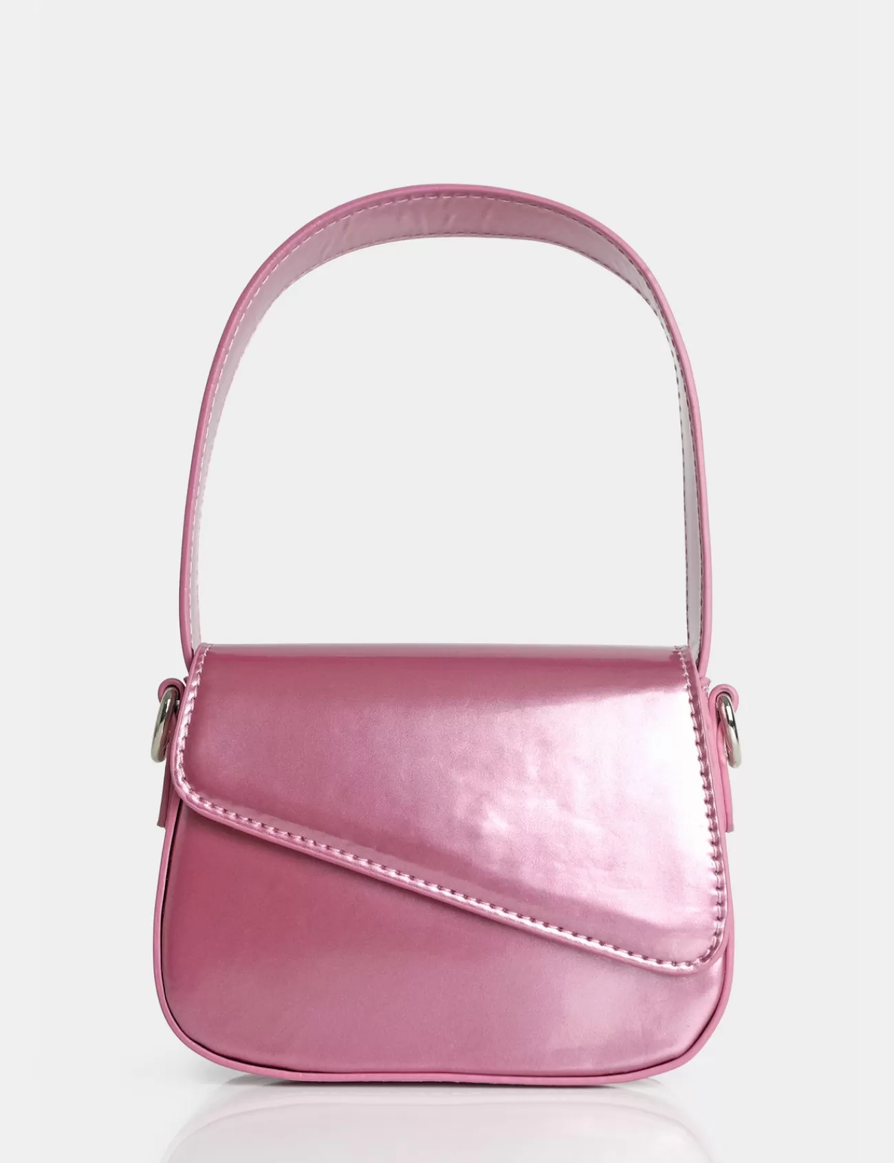 Public Desire The Jolee Metallic Pink Mini Grab Handle Bag Best Sale