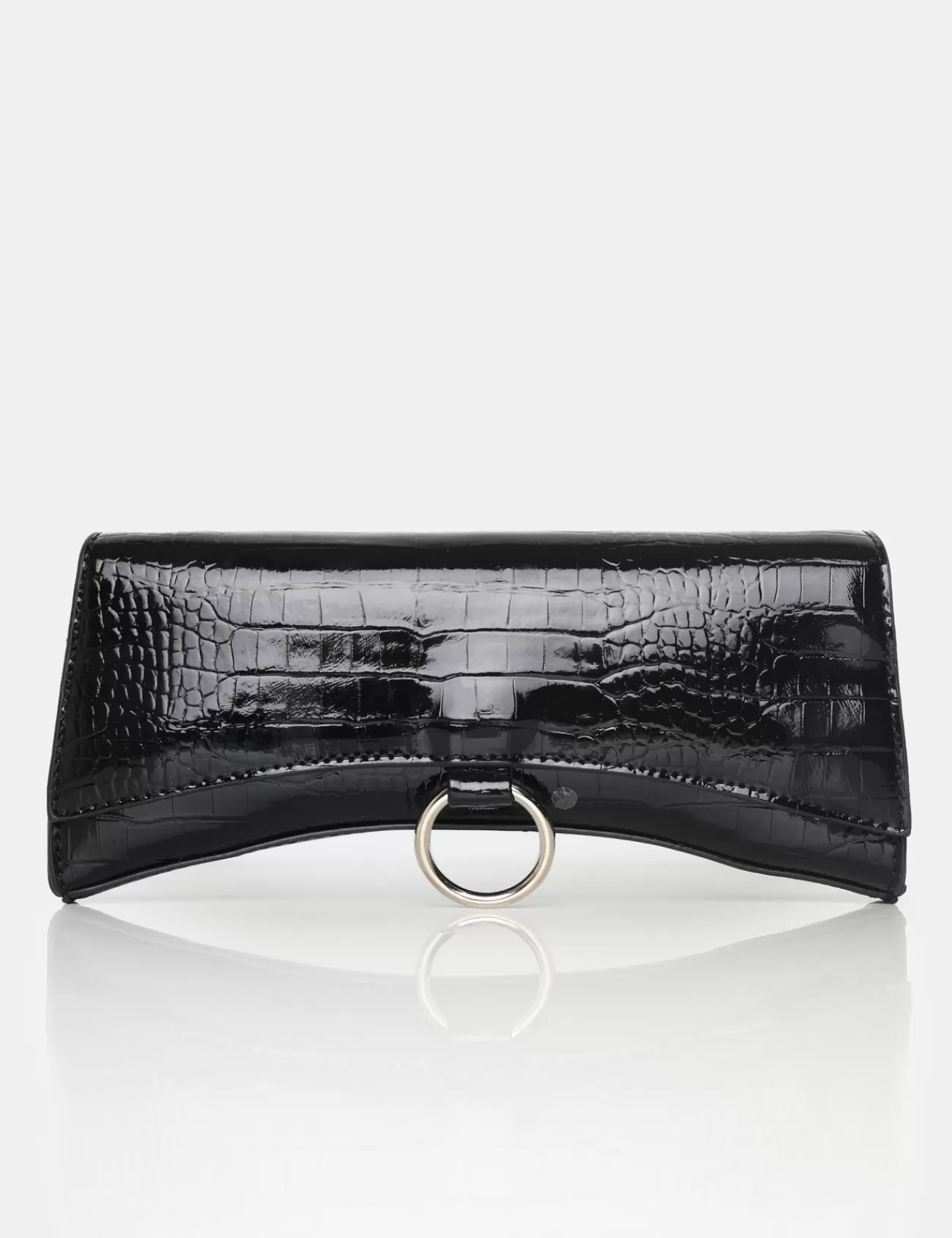 Public Desire The Kemi Arched Crossbody Mini Handbag Black Discount