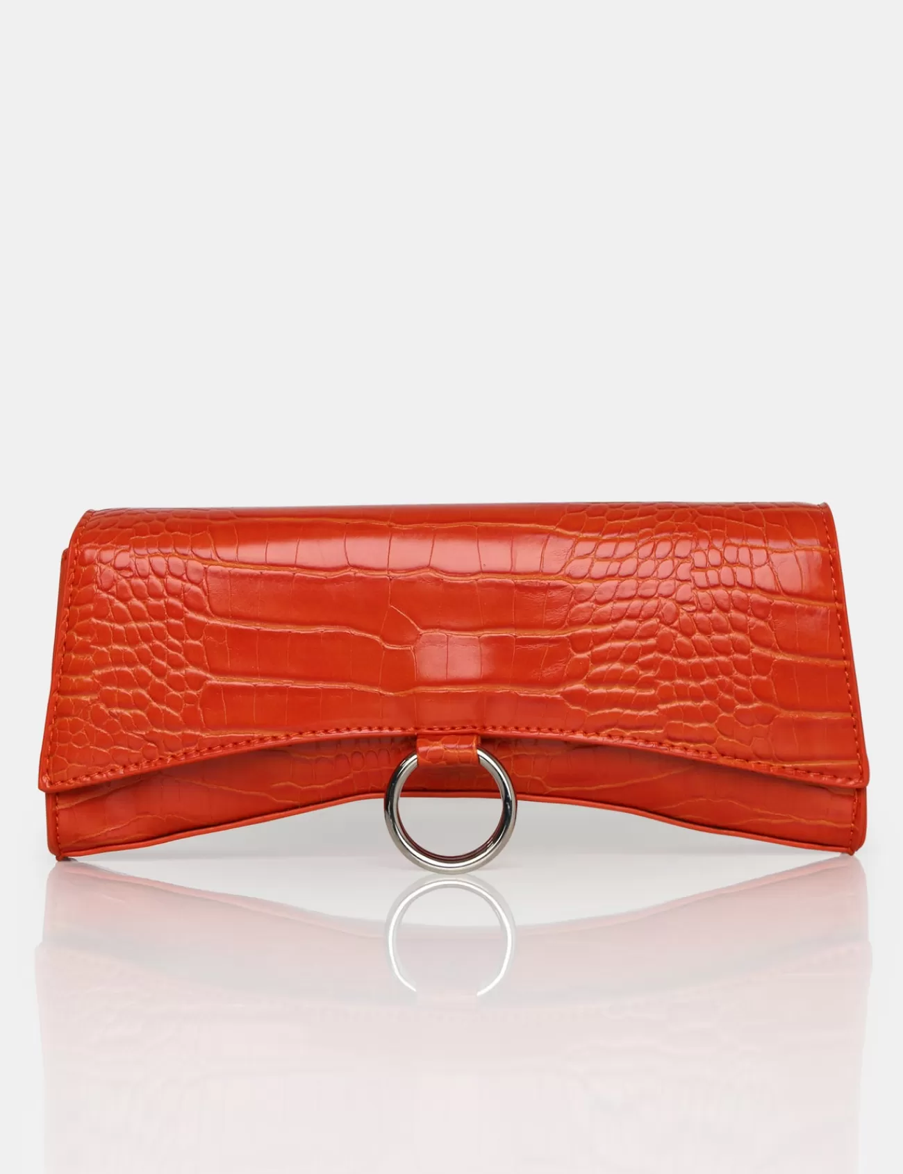 Public Desire The Kemi Arched Crossbody Mini Handbag Orange Cheap