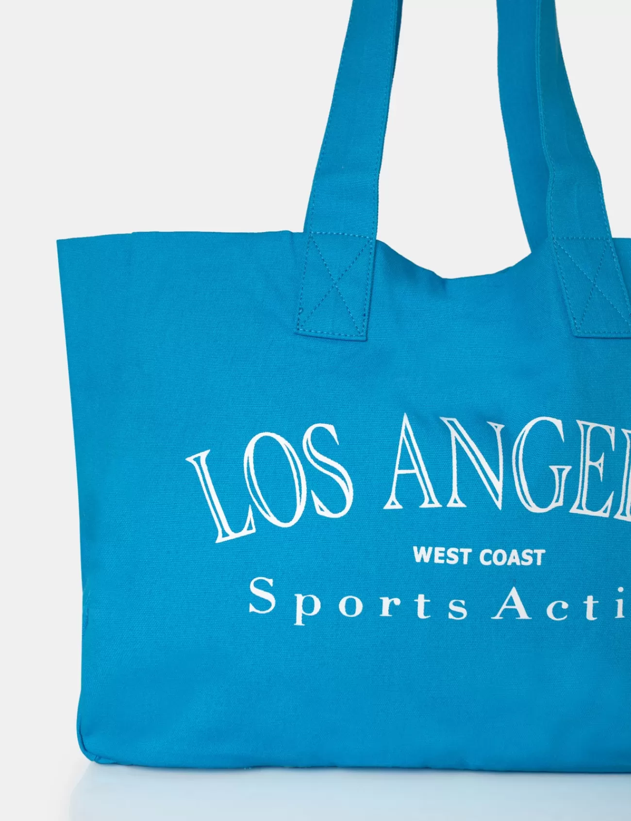Public Desire The La Overiszed Canvas Tote Bag Blue Best