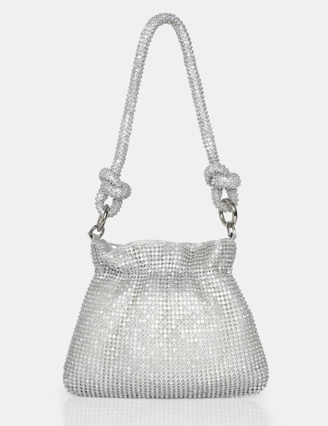 Public Desire The Lake Diamante Mini Bag Silver Shop