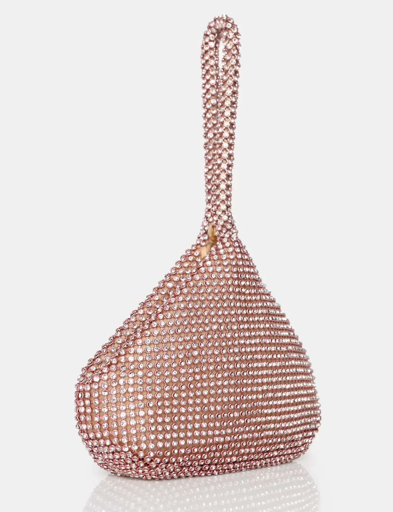 Public Desire The Lavender Diamante Mini Pouch Party Bag Champagne Hot