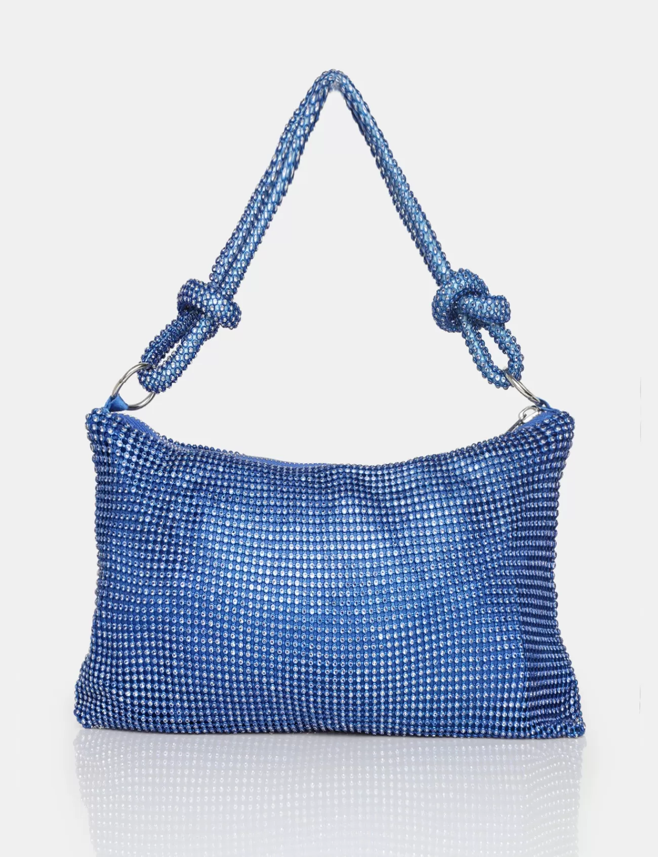 Public Desire The Lillia Diamante Bag Blue Clearance