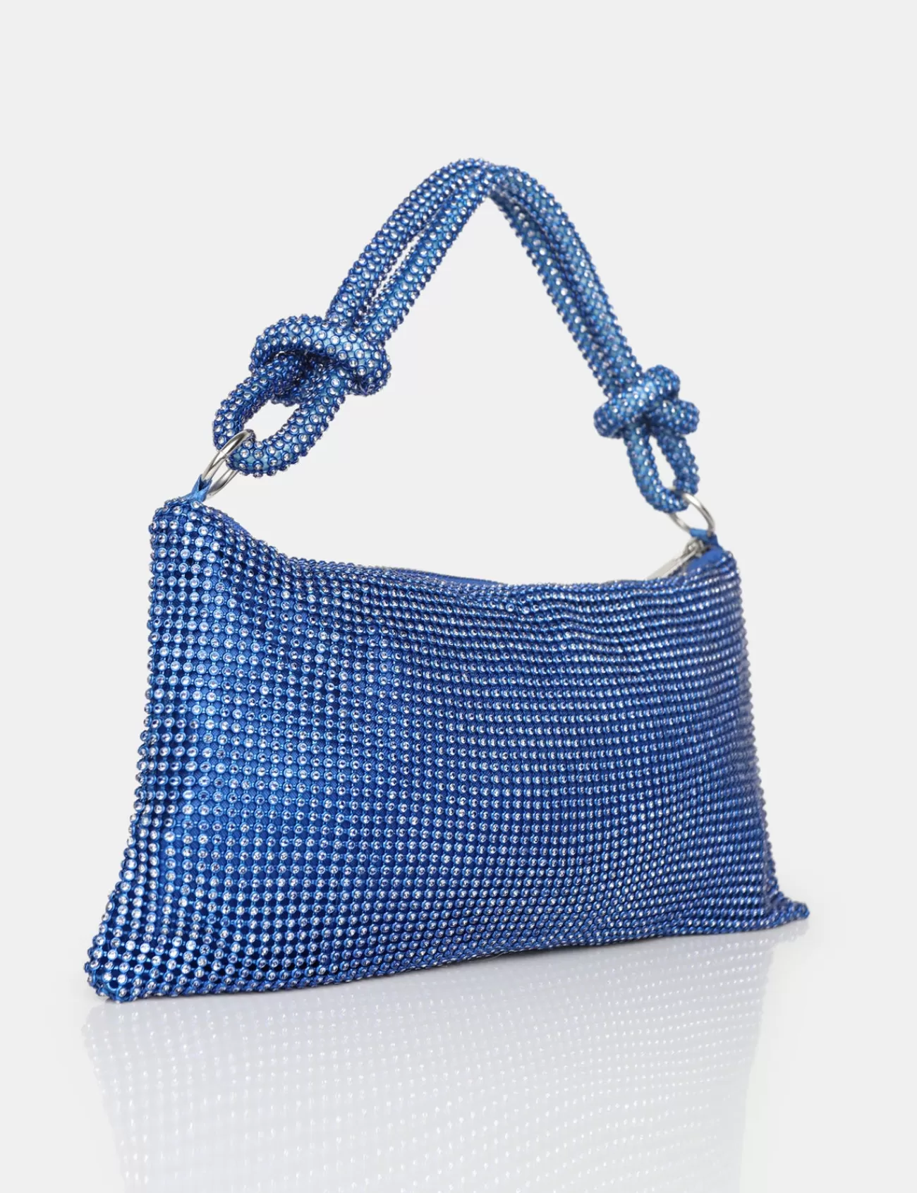 Public Desire The Lillia Diamante Bag Blue Clearance
