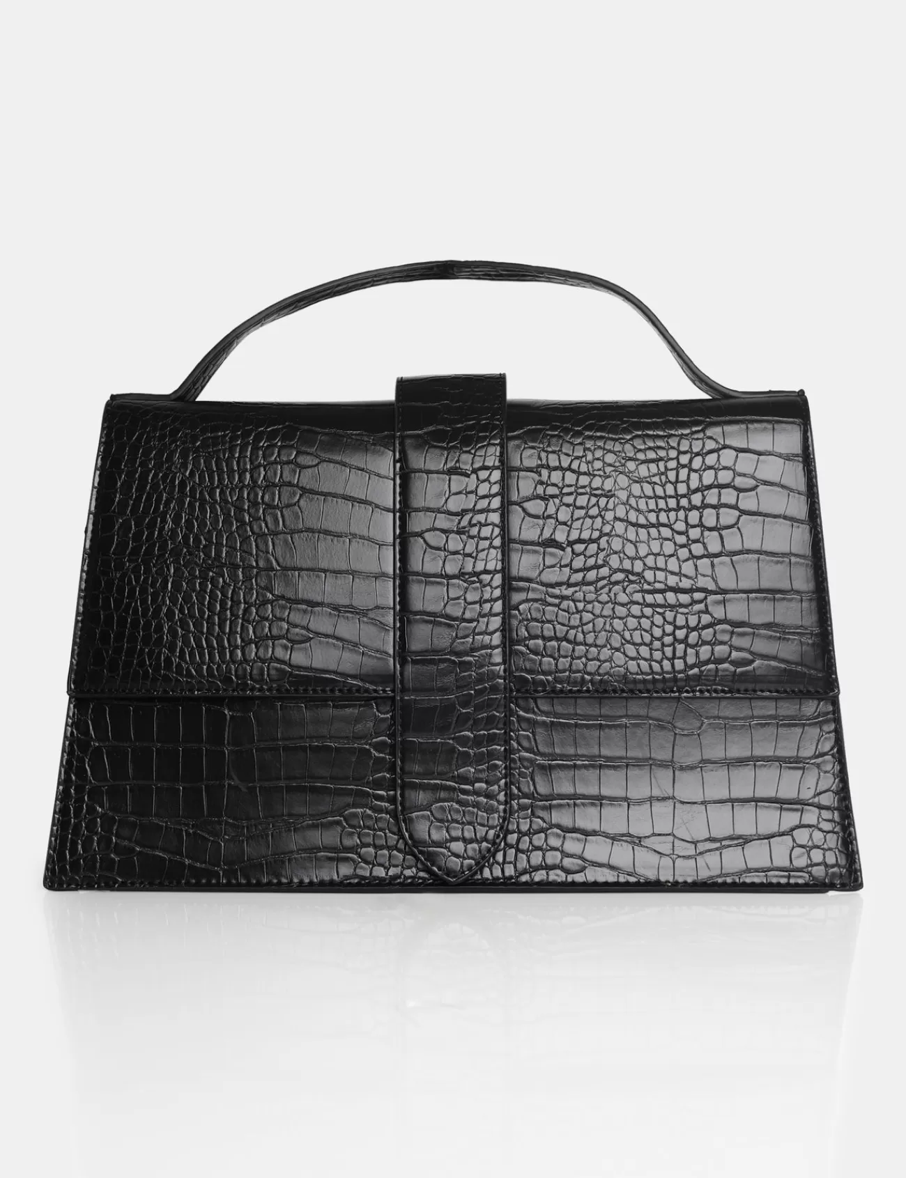 Public Desire The Mika Croc Bag Black Online