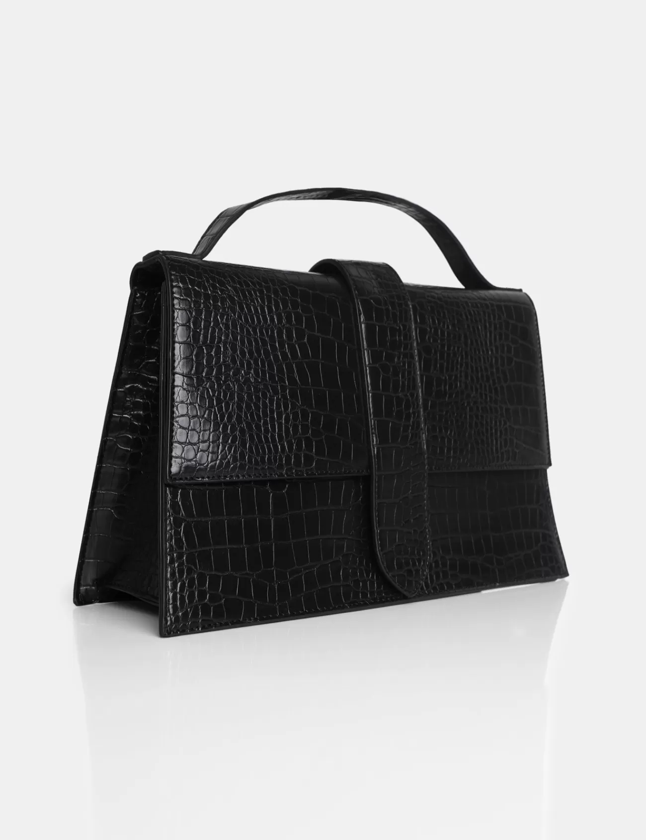 Public Desire The Mika Croc Bag Black Online