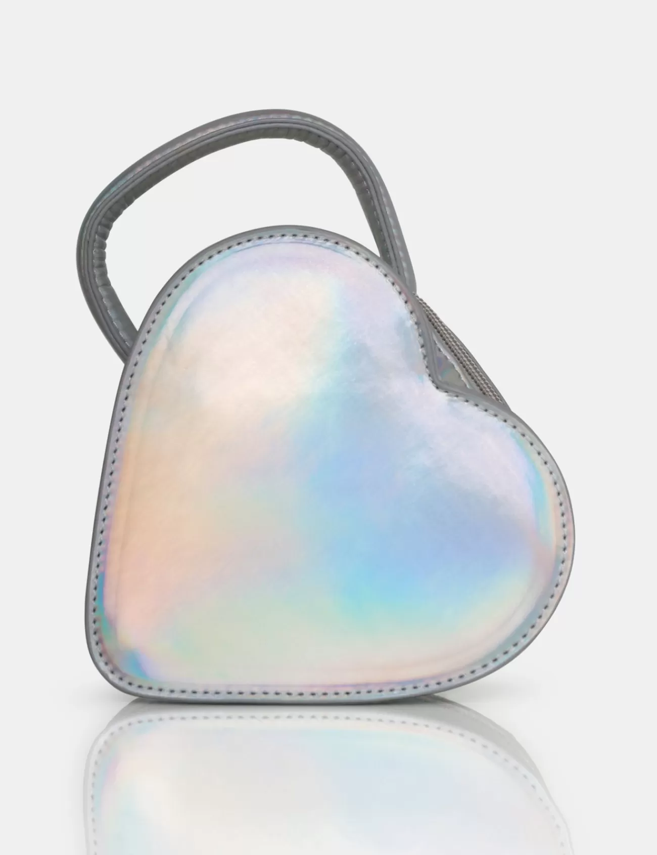 Public Desire The Roux Croc Heart Grab Bag Iridescent Best Sale