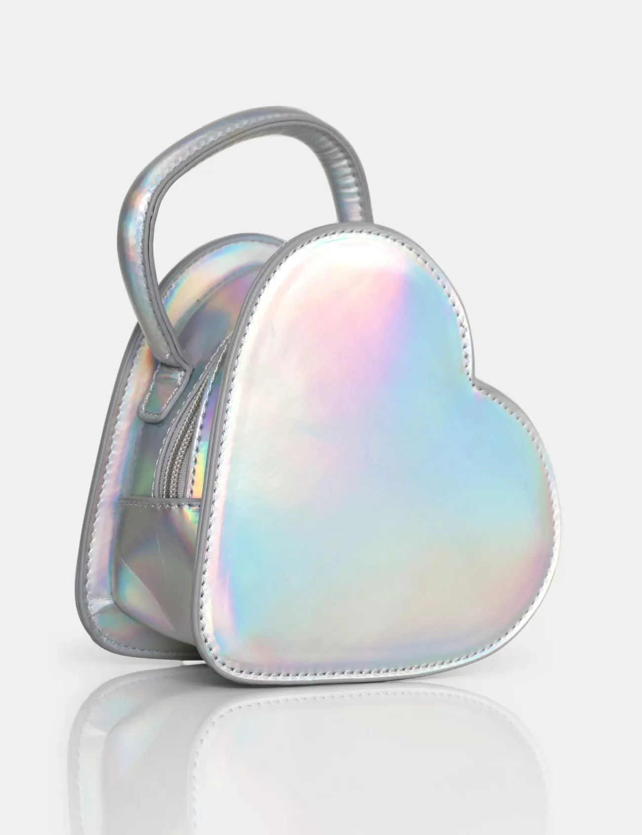 Public Desire The Roux Croc Heart Grab Bag Iridescent Best Sale